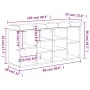 Shoe bench engineered wood Sonoma oak 102x32x50 cm by , Benches for halls and storage - Ref: Foro24-835112, Price: 76,05 €, D...