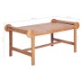 Mesa de centro de teca maciza 100x50x45 cm de vidaXL, Mesas de centro - Ref: Foro24-44734, Precio: 121,63 €, Descuento: %