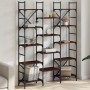 Estantería madera de ingeniería roble marrón 127,5x28,5x172,5cm de , Librerías y estanterías - Ref: Foro24-838872, Precio: 11...