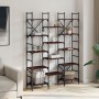 Estantería madera de ingeniería roble marrón 127,5x28,5x172,5cm de , Librerías y estanterías - Ref: Foro24-838872, Precio: 11...