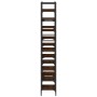 Estantería madera de ingeniería roble marrón 127,5x28,5x172,5cm de , Librerías y estanterías - Ref: Foro24-838872, Precio: 11...