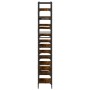 Estantería madera ingeniería roble ahumado 127,5x28,5x172,5 cm de , Librerías y estanterías - Ref: Foro24-838870, Precio: 118...