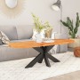Tablero de mesa ovalado madera maciza de acacia 120x50x3,8 cm de , Tableros para mesas - Ref: Foro24-370098, Precio: 99,56 €,...