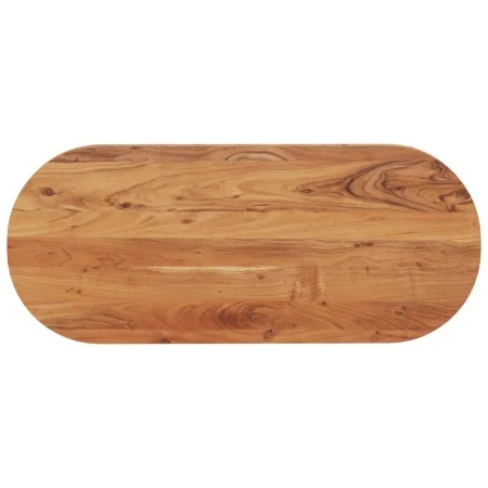 Oval table top solid acacia wood 140x60x2.5cm by , Table tops - Ref: Foro24-370091, Price: 128,39 €, Discount: %