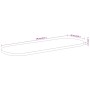 Tablero de mesa ovalado madera maciza de acacia 140x60x2,5cm de , Tableros para mesas - Ref: Foro24-370091, Precio: 136,49 €,...