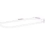 Tablero de mesa ovalado madera maciza de acacia 140x60x2,5cm de , Tableros para mesas - Ref: Foro24-370091, Precio: 128,39 €,...