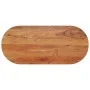 Tablero de mesa ovalado madera maciza de acacia 110x50x2,5 cm de , Tableros para mesas - Ref: Foro24-370087, Precio: 67,03 €,...
