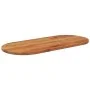 Tablero de mesa ovalado madera maciza de acacia 110x50x2,5 cm de , Tableros para mesas - Ref: Foro24-370087, Precio: 67,03 €,...