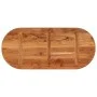 Tablero de mesa ovalado madera maciza de acacia 110x50x2,5 cm de , Tableros para mesas - Ref: Foro24-370087, Precio: 67,03 €,...