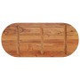 Tablero de mesa ovalado madera maciza de acacia 90x40x3,8 cm de , Tableros para mesas - Ref: Foro24-370093, Precio: 56,71 €, ...
