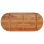 Tablero de mesa ovalado madera maciza de acacia 90x40x3,8 cm de , Tableros para mesas - Ref: Foro24-370093, Precio: 55,82 €, ...