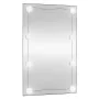 Espejo de pared rectangular con luces LED vidrio 40x60 cm de , Espejos - Ref: Foro24-3189152, Precio: 40,27 €, Descuento: %