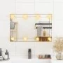 Espejo de pared rectangular con luces LED vidrio 40x60 cm de , Espejos - Ref: Foro24-3189152, Precio: 40,27 €, Descuento: %
