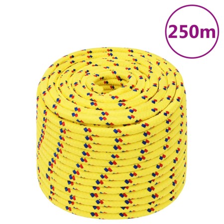 Cuerda de barco polipropileno amarillo 12 mm 250 m de , Sogas y cuerdas metálicas - Ref: Foro24-152620, Precio: 121,28 €, Des...