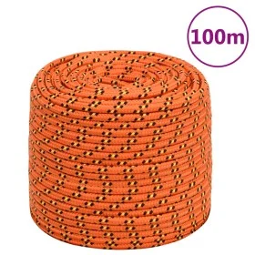 Cuerda de barco polipropileno naranja 6 mm 100 m de , Sogas y cuerdas metálicas - Ref: Foro24-152657, Precio: 19,58 €, Descue...