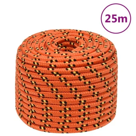 Orangefarbenes Polypropylen-Bootsseil 14 mm 25 m von , Seile und Metallschnüre - Ref: Foro24-152674, Preis: 23,14 €, Rabatt: %