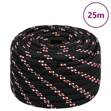 Cuerda de barco polipropileno negra 20 mm 25 m de , Sogas y cuerdas metálicas - Ref: Foro24-152367, Precio: 40,15 €, Descuent...
