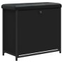 Banco zapatero con cajón abatible negro 62x32x56 cm de , Bancos para recibidores y almacenamiento - Ref: Foro24-835117, Preci...