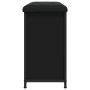 Banco zapatero con cajón abatible negro 62x32x56 cm de , Bancos para recibidores y almacenamiento - Ref: Foro24-835117, Preci...