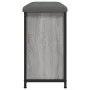 Banco zapatero con cajón abatible gris Sonoma 62x32x56 cm by , Benches for halls and storage - Ref: Foro24-835120, Price: 66,...