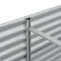 Arriate de acero galvanizado plateado 320x80x81 cm de vidaXL, Maceteros y jardineras - Ref: Foro24-45512, Precio: 164,25 €, D...