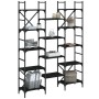 Estantería madera de ingeniería negra 127,5x28,5x172,5 cm de , Librerías y estanterías - Ref: Foro24-838868, Precio: 111,13 €...