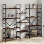 Estantería madera de ingeniería roble marrón 160x28,5x136,5 cm de , Librerías y estanterías - Ref: Foro24-838877, Precio: 101...