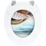WC-Toilettensitz mit MDF-Bezug im Schalendesign von vidaXL, Toiletten- und Bidetsitze - Ref: Foro24-143925, Preis: 44,31 €, R...