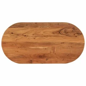 Tablero de mesa ovalado madera maciza de acacia 80x40x2,5 cm by , Table tops - Ref: Foro24-370082, Price: 53,24 €, Discount: %