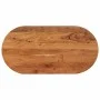 Tablero de mesa ovalado madera maciza de acacia 80x40x2,5 cm de , Tableros para mesas - Ref: Foro24-370082, Precio: 53,24 €, ...