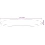 Tablero de mesa redondo madera maciza de acacia Ø90x2,5 cm de , Tableros para mesas - Ref: Foro24-370056, Precio: 155,78 €, D...