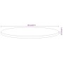 Tablero de mesa redondo madera maciza de acacia Ø80x2,5 cm de , Tableros para mesas - Ref: Foro24-370054, Precio: 106,87 €, D...