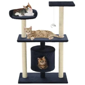 Sisal post cat scratching post 95 cm dark blue by vidaXL, Cat furniture - Ref: Foro24-170516, Price: 59,30 €, Discount: %