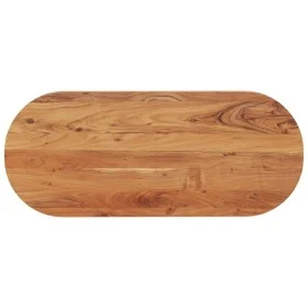Tablero de mesa ovalado madera maciza de acacia 100x40x3,8 cm by , Table tops - Ref: Foro24-370094, Price: 61,21 €, Discount: %