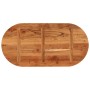 Tablero de mesa ovalado madera maciza de acacia 100x50x3,8 cm de , Tableros para mesas - Ref: Foro24-370096, Precio: 91,95 €,...