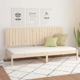Solid pine wood sofa bed 90x200 cm by , Beds and slatted bases - Ref: Foro24-3108066, Price: 142,96 €, Discount: %