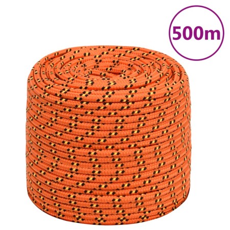 Cuerda de barco polipropileno naranja 8 mm 500 m de , Sogas y cuerdas metálicas - Ref: Foro24-152664, Precio: 104,17 €, Descu...