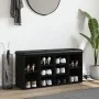 Holzwerkstoff-Schuhbank schwarz 102x32x50 cm von , Bänke für Hallen und Lager - Ref: Foro24-835111, Preis: 80,91 €, Rabatt: %