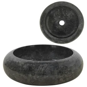 Black marble sink 40x12 cm by vidaXL, Sinks - Ref: Foro24-142766, Price: 137,17 €, Discount: %