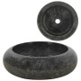 Lavabo de mármol negro 40x12 cm de vidaXL, Lavabos - Ref: Foro24-142766, Precio: 139,61 €, Descuento: %