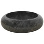 Lavabo de mármol negro 40x12 cm de vidaXL, Lavabos - Ref: Foro24-142766, Precio: 139,61 €, Descuento: %