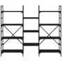 Estantería madera de ingeniería negra 160x28,5x136,5 cm de , Librerías y estanterías - Ref: Foro24-838873, Precio: 100,48 €, ...