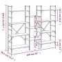 Estantería madera de ingeniería negra 160x28,5x136,5 cm de , Librerías y estanterías - Ref: Foro24-838873, Precio: 100,48 €, ...
