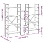 Estantería madera de ingeniería negra 160x28,5x136,5 cm de , Librerías y estanterías - Ref: Foro24-838873, Precio: 101,72 €, ...