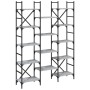 Estantería madera de ingeniería gris Sonoma 127,5x28,5x172,5 cm de , Librerías y estanterías - Ref: Foro24-838871, Precio: 11...