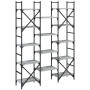 Estantería madera de ingeniería gris Sonoma 127,5x28,5x172,5 cm de , Librerías y estanterías - Ref: Foro24-838871, Precio: 11...