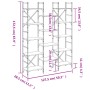 Estantería madera de ingeniería gris Sonoma 127,5x28,5x172,5 cm de , Librerías y estanterías - Ref: Foro24-838871, Precio: 11...