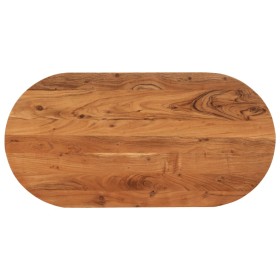 Tablero de mesa ovalado madera maciza de acacia 80x40x3,8 cm de , Tableros para mesas - Ref: Foro24-370092, Precio: 64,36 €, ...