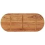 Oval table top solid acacia wood 100x40x2.5 cm by , Table tops - Ref: Foro24-370084, Price: 47,77 €, Discount: %