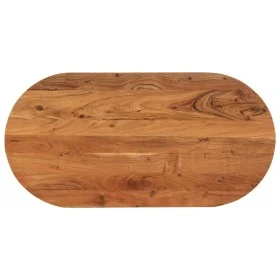 Oval table top solid acacia wood 100x50x2.5 cm by , Table tops - Ref: Foro24-370086, Price: 65,15 €, Discount: %